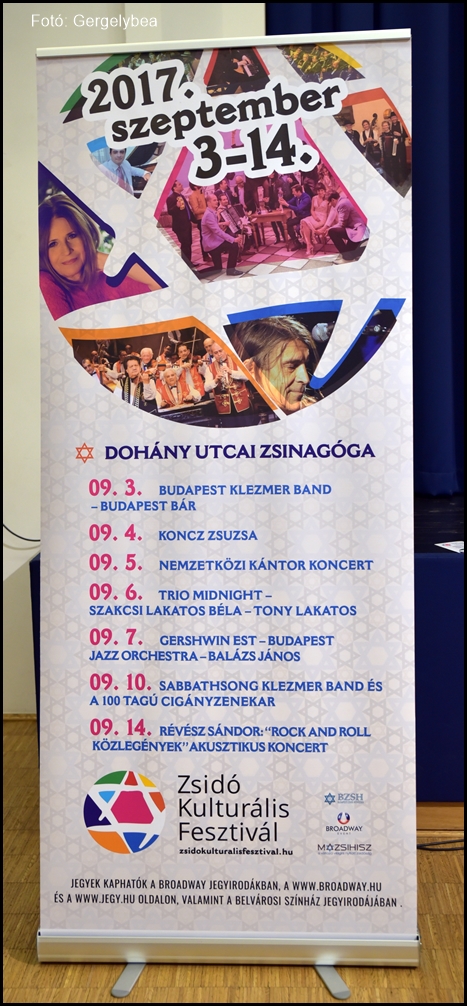 Zsidó Kulturális Fesztivál – képes beszámoló a sajtótájékoztatóról