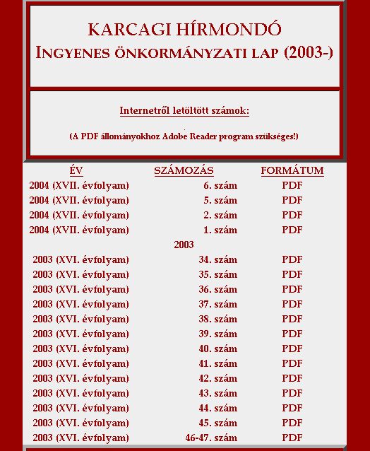 Karcagi H�rmond�