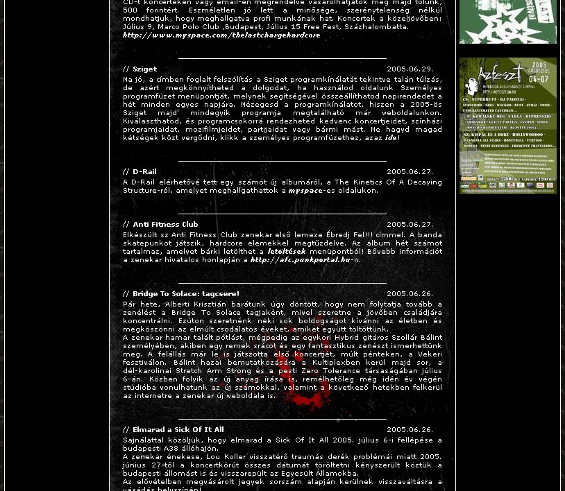 Hardcorefreaks, 2005-07-11