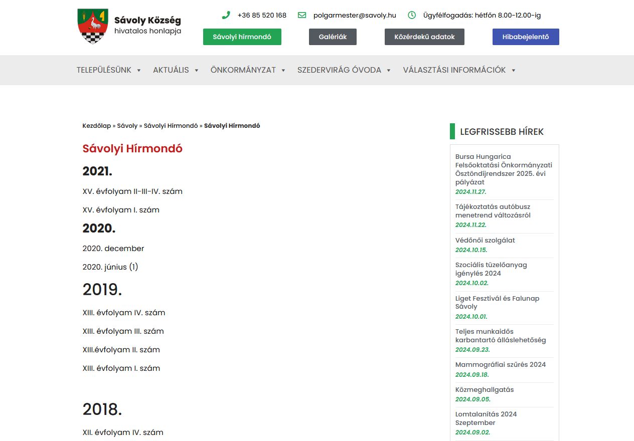 S�volyi h�rmond� 2024.11.29.