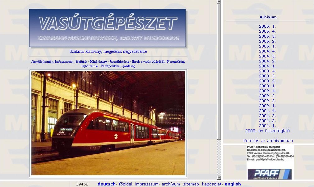 Vas�tg�p�szet, 2006-05-04