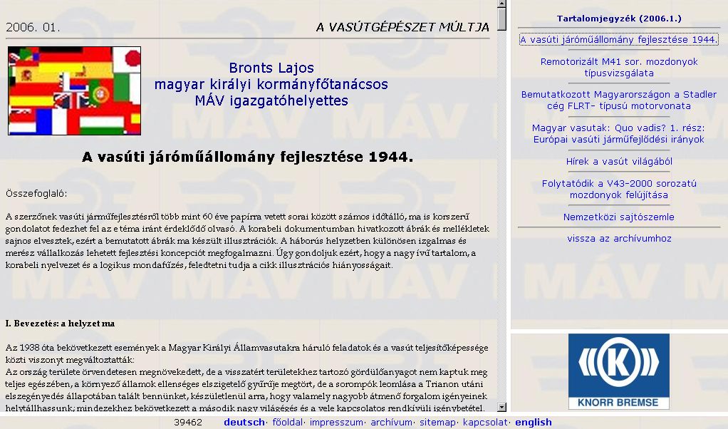 Vas�tg�p�szet, 2006-05-04