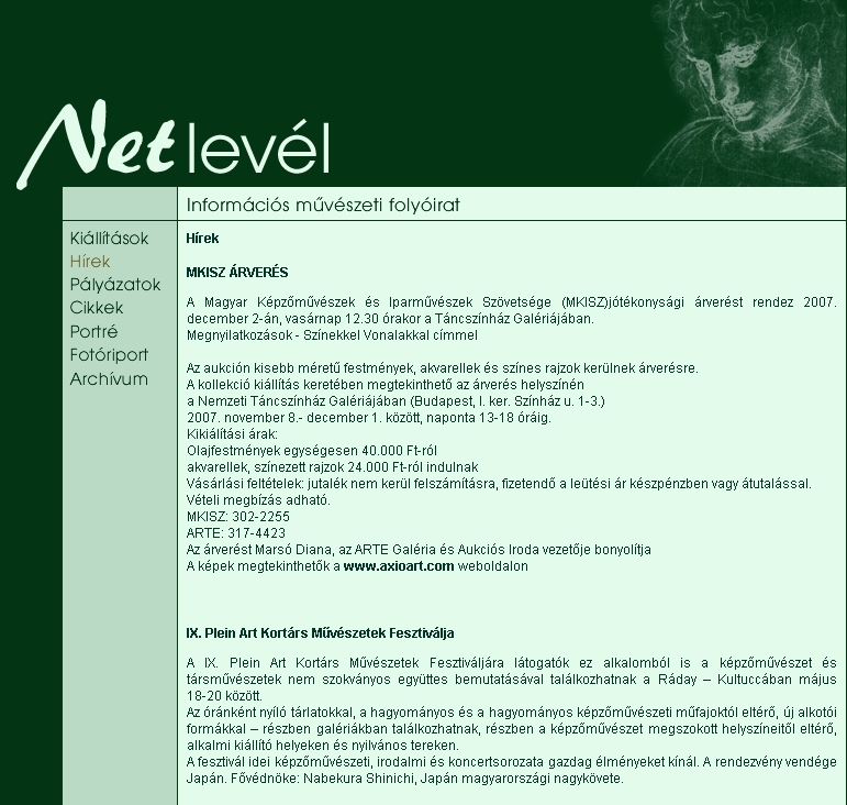 Netlev�l 2007.11.08.