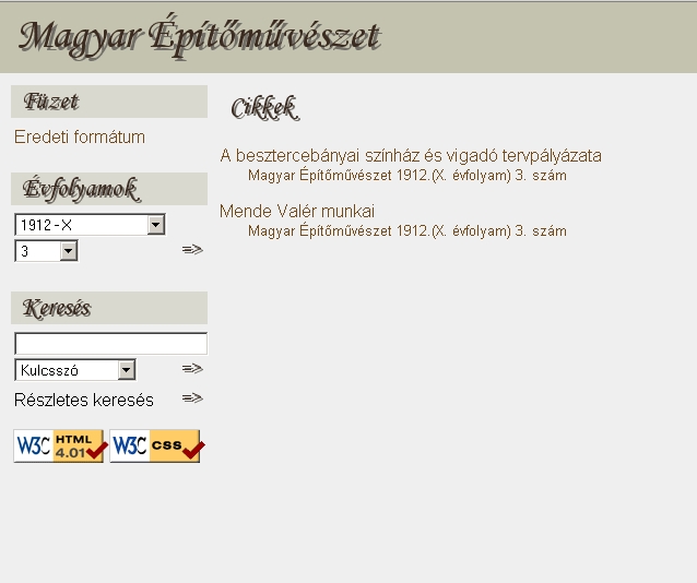 Magyar �p�t�m�v�szet 2008.10.30.