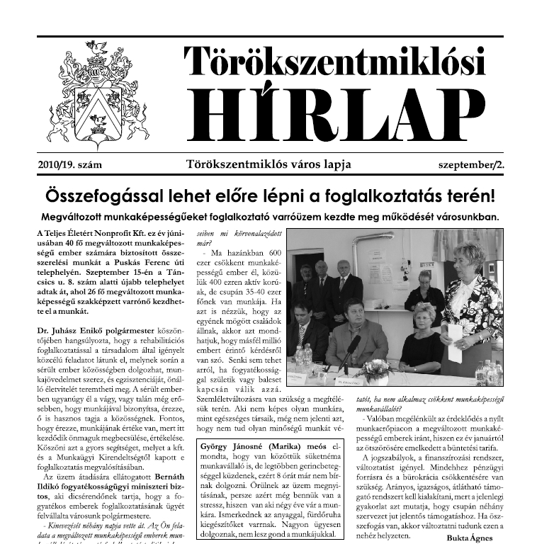 T�r�kszentmikl�si H�rlap 2010.10.07.