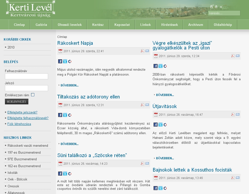 Kerti Lev�l 2011.07.04.