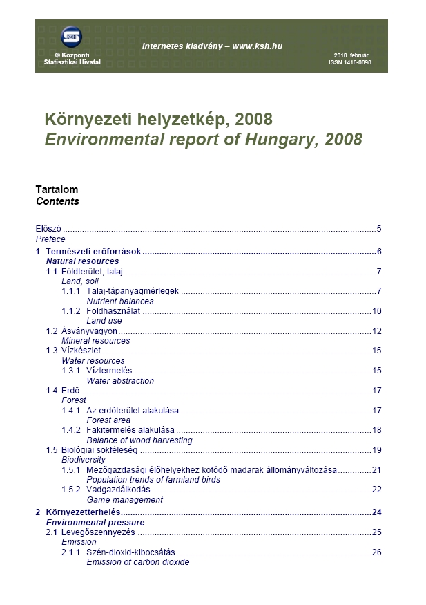 K�rnyezeti Helyzetk�p 2012.12.03.