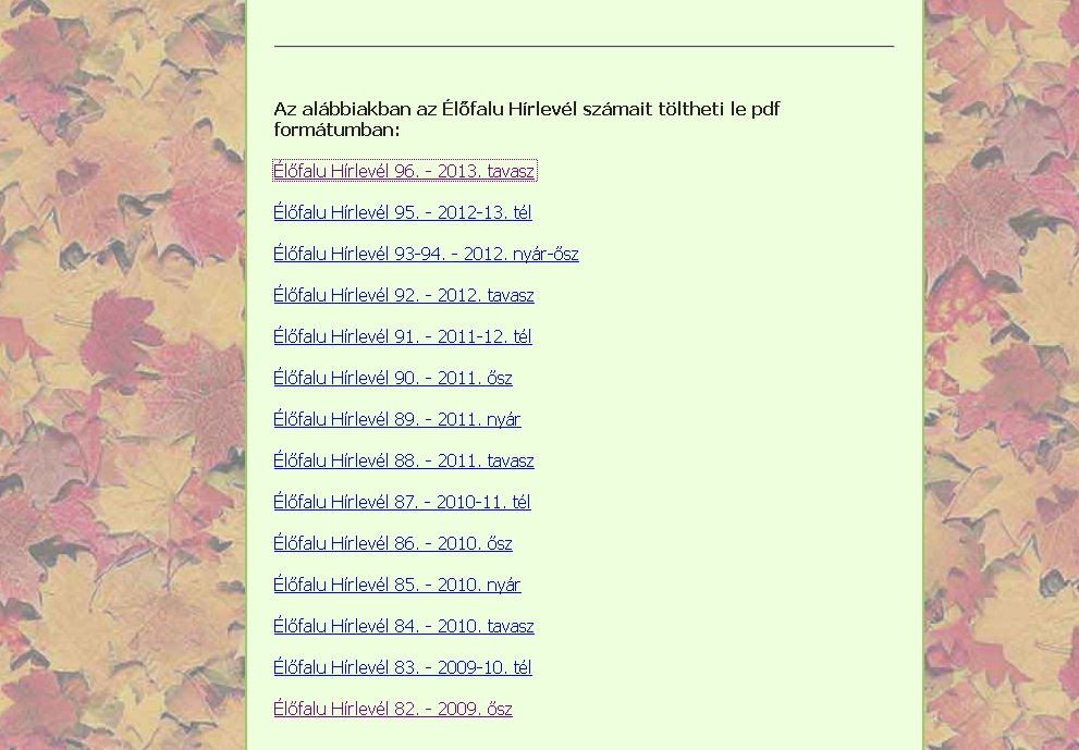 �l�falu h�rlev�l 2013.10.25.