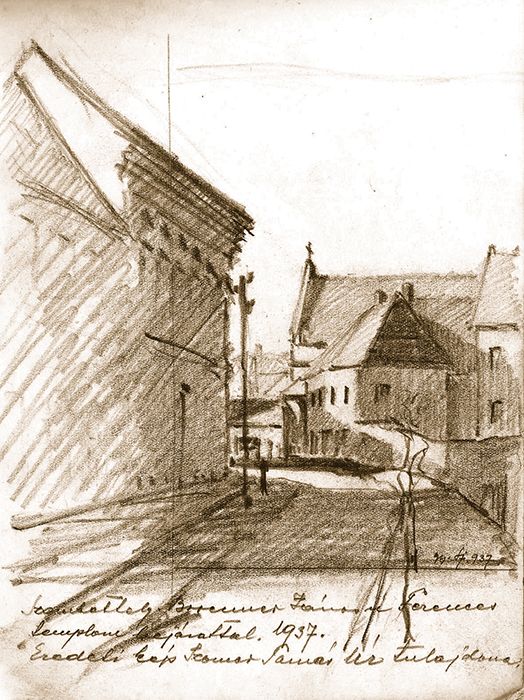 szombathelyi Ferences templom 1937.