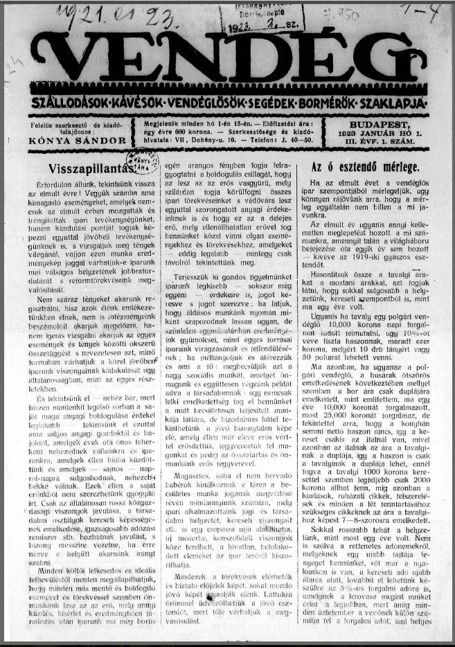 Vend�g 2019.01.31.