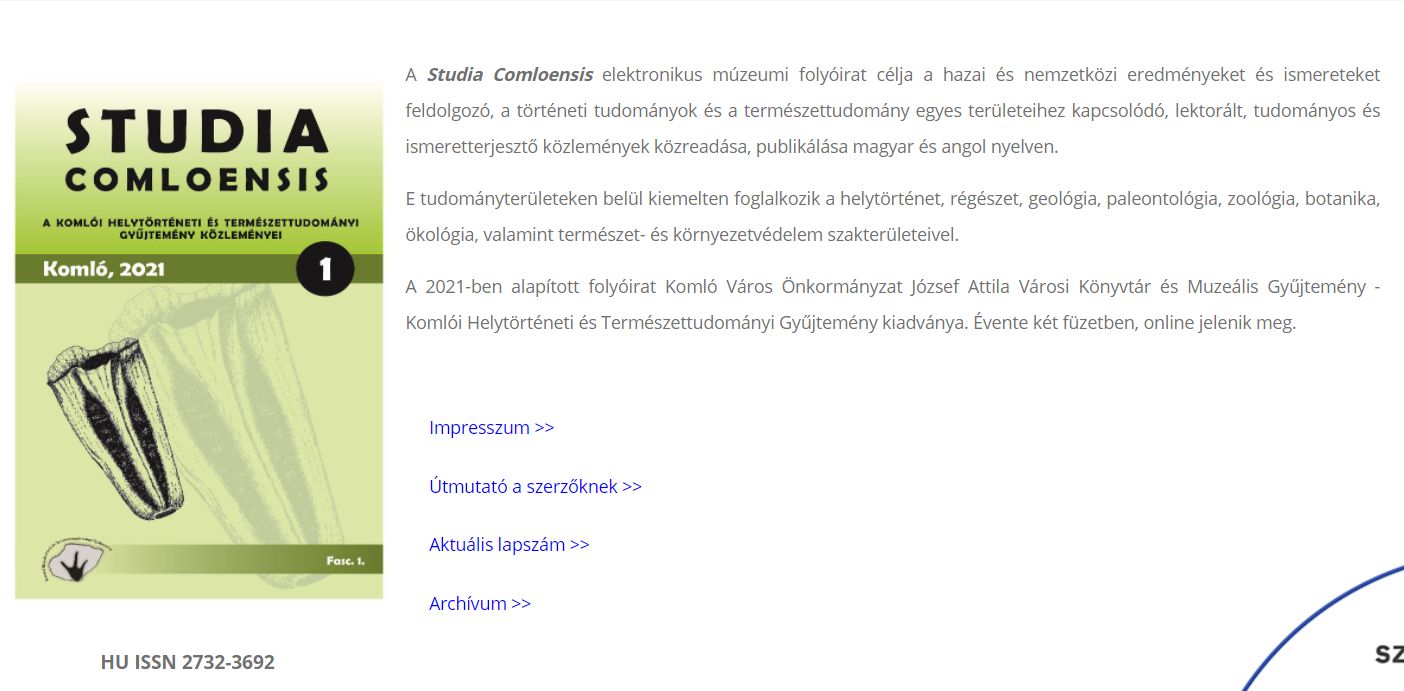 Studia Comloensis 2021.05.26.