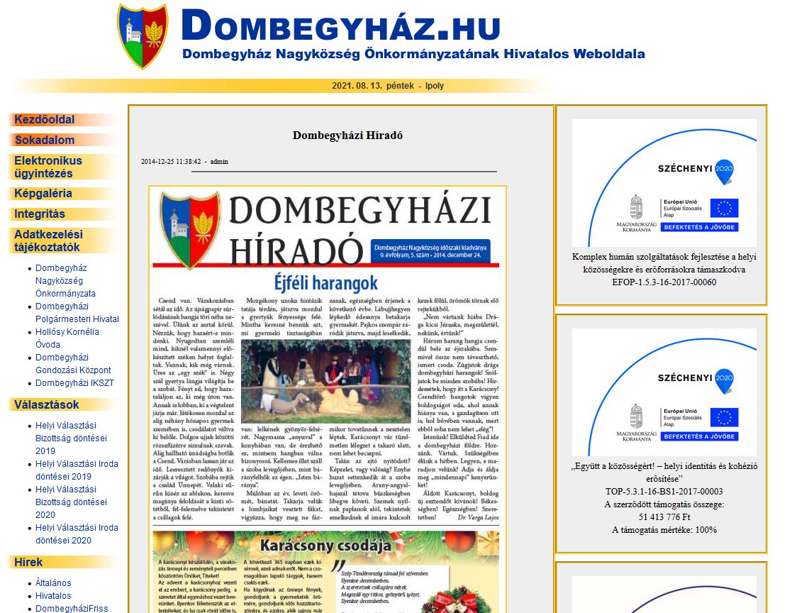 Dombegyh�zi h�rad� 2021.08.13.