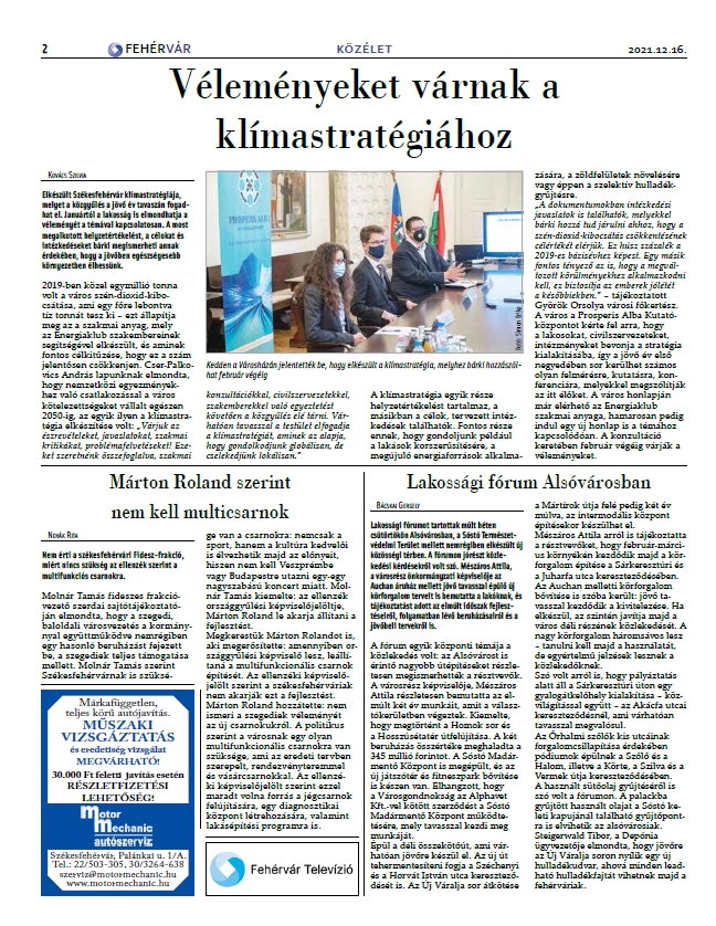 Feh�rv�r magazin 2021.12.21.