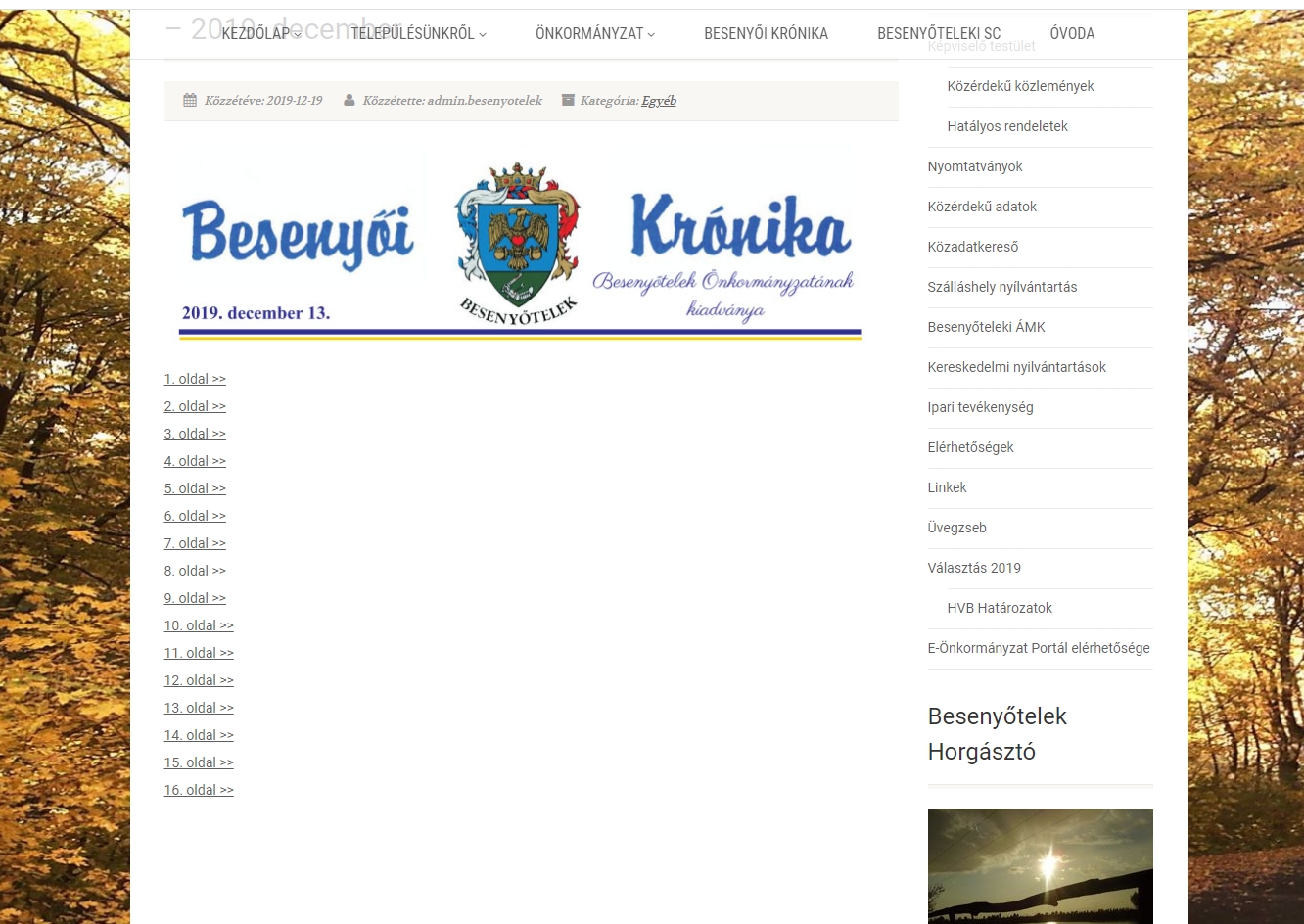 Beseny�i kr�nika 2022.03.29.