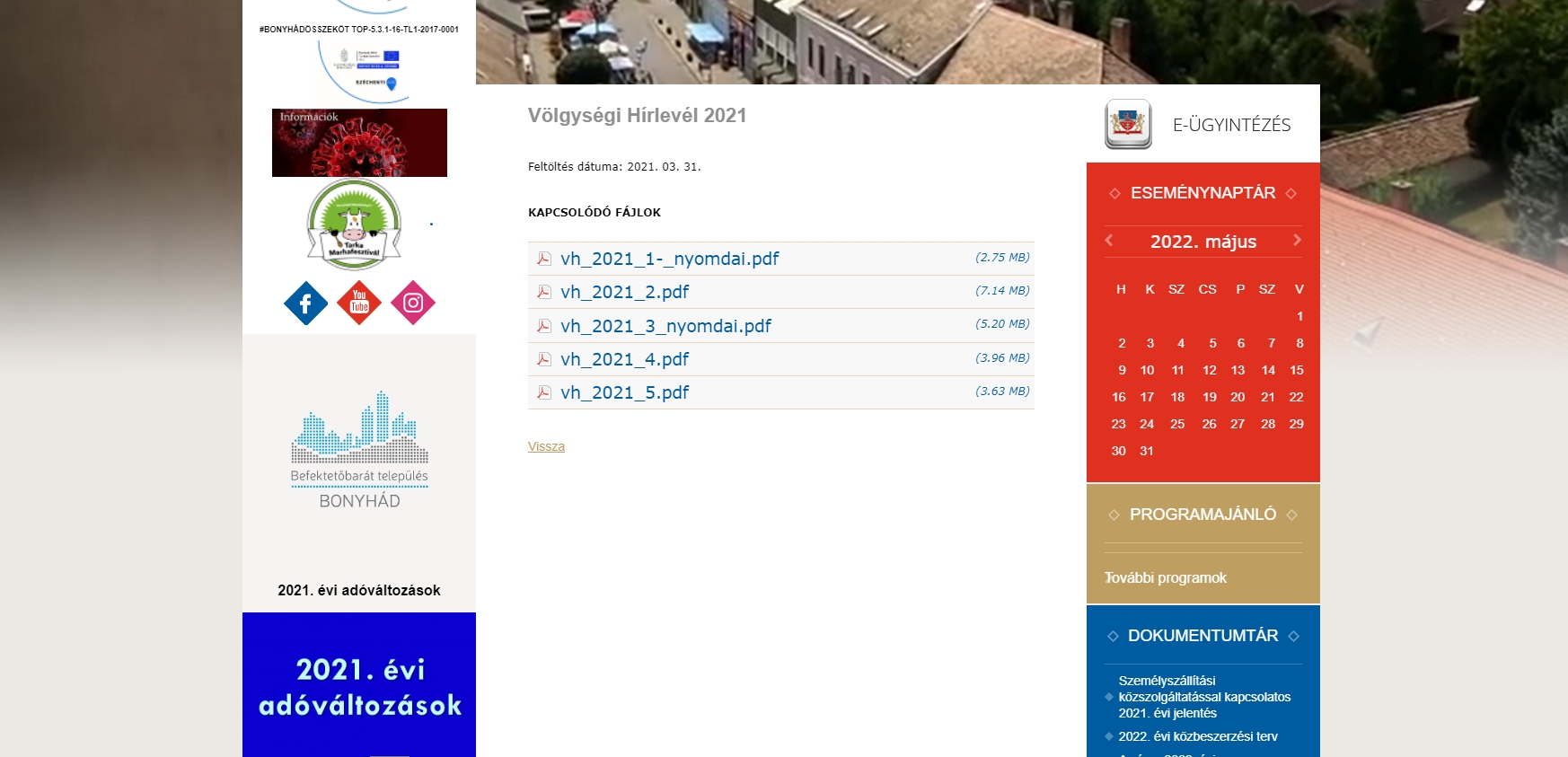 V�lgys�gi h�rek 2022.05.09.