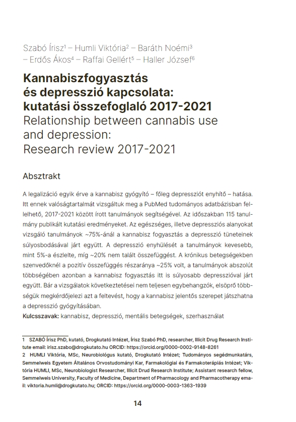 Interdiszciplin�ris Drogszemle 2021.05.18.