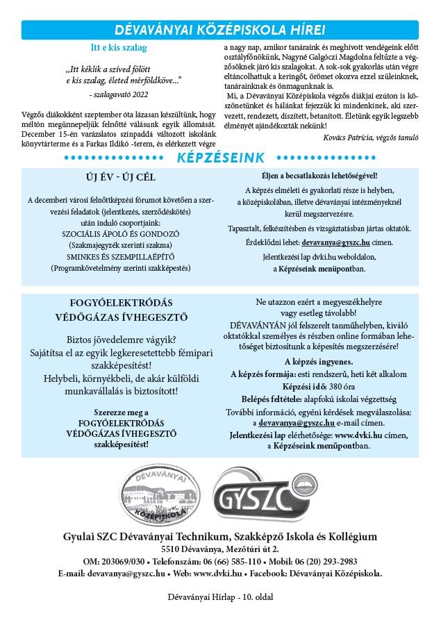 D�vav�nyai h�rlap 2023.03.09.