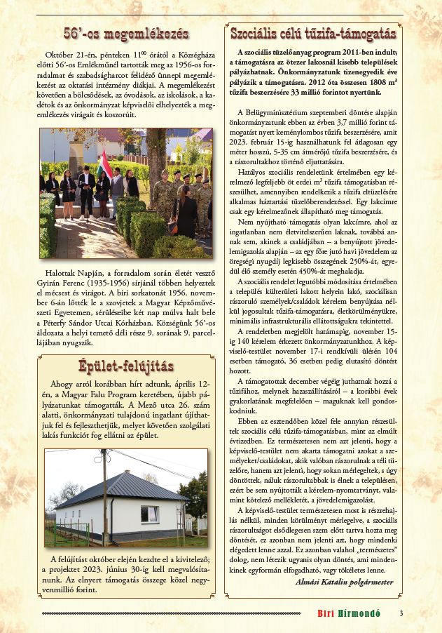 Biri h�rmond� 2023.03.20.