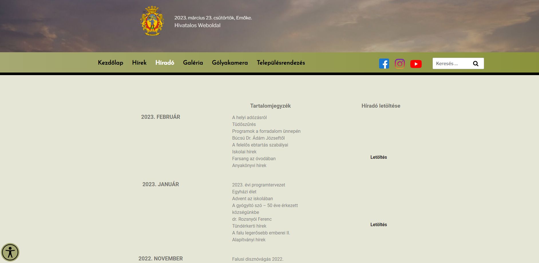 Kocs�ri h�rad�  2012.04.26.