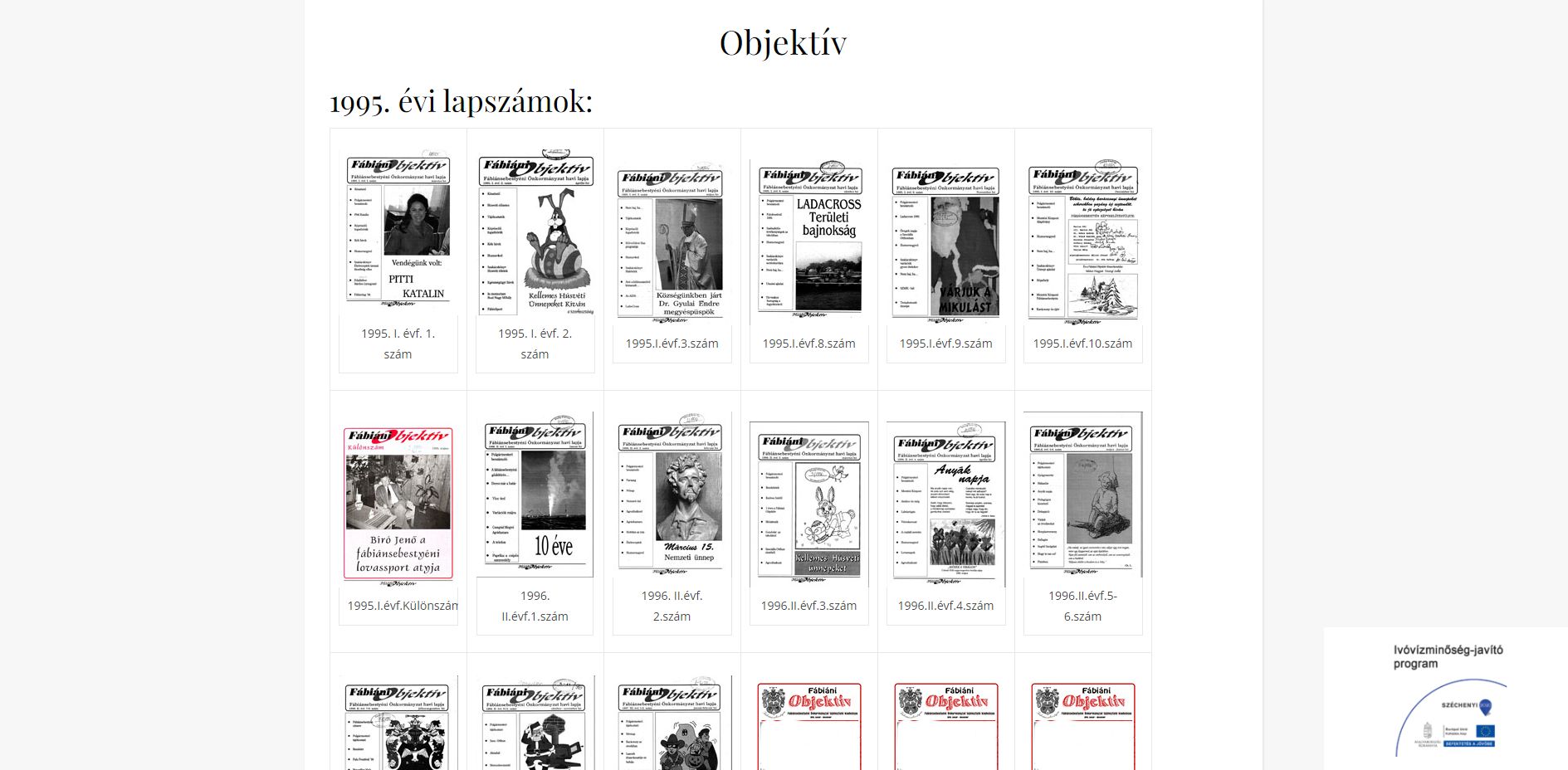 F�bi�ni objekt�v  2023.07.10.