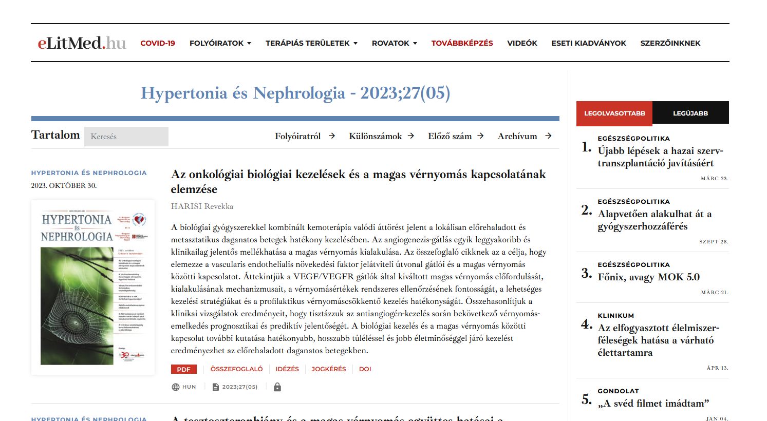 Hypertonia �s nephrologia 2023.11.14.