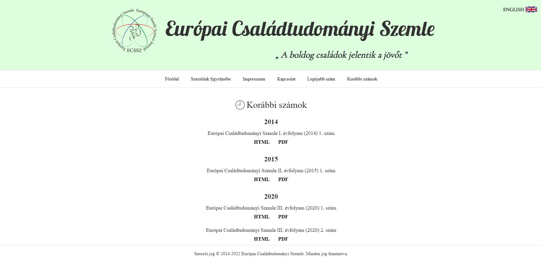 Eur�pai csal�dtudom�nyi szemle  2024.02.09.