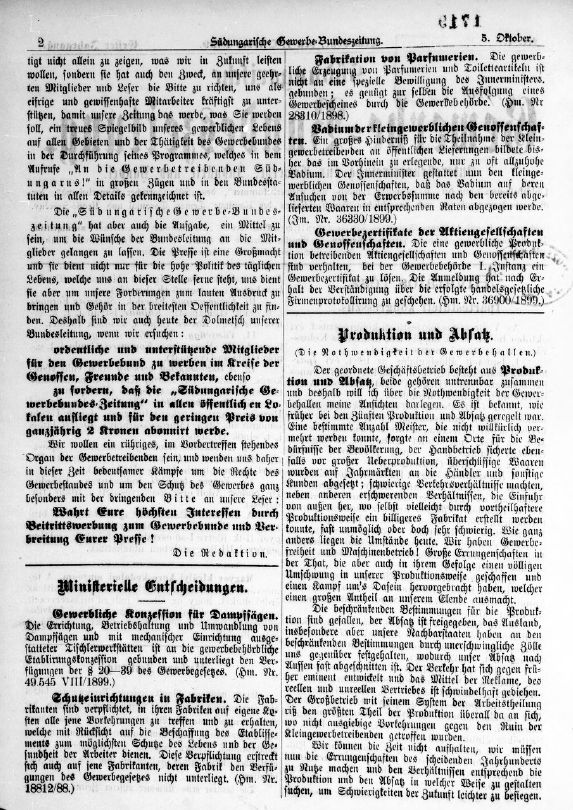S�dungarische Gewerbe-Bundeszeitung 2026.04.23.